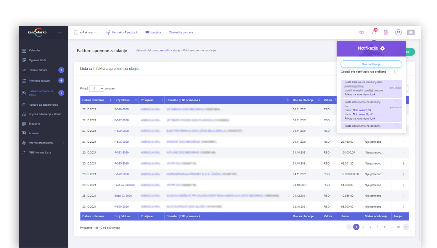 interfejs kancelarko e fakture 2